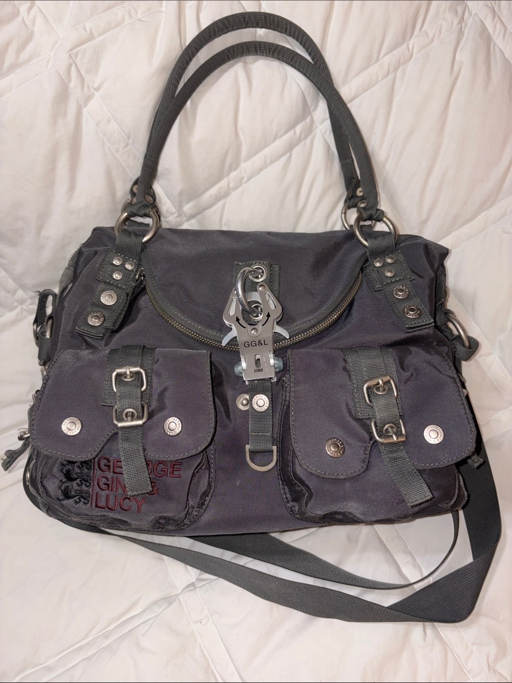 Vintage George Gina & Lucy Daisy saddle bag View 3